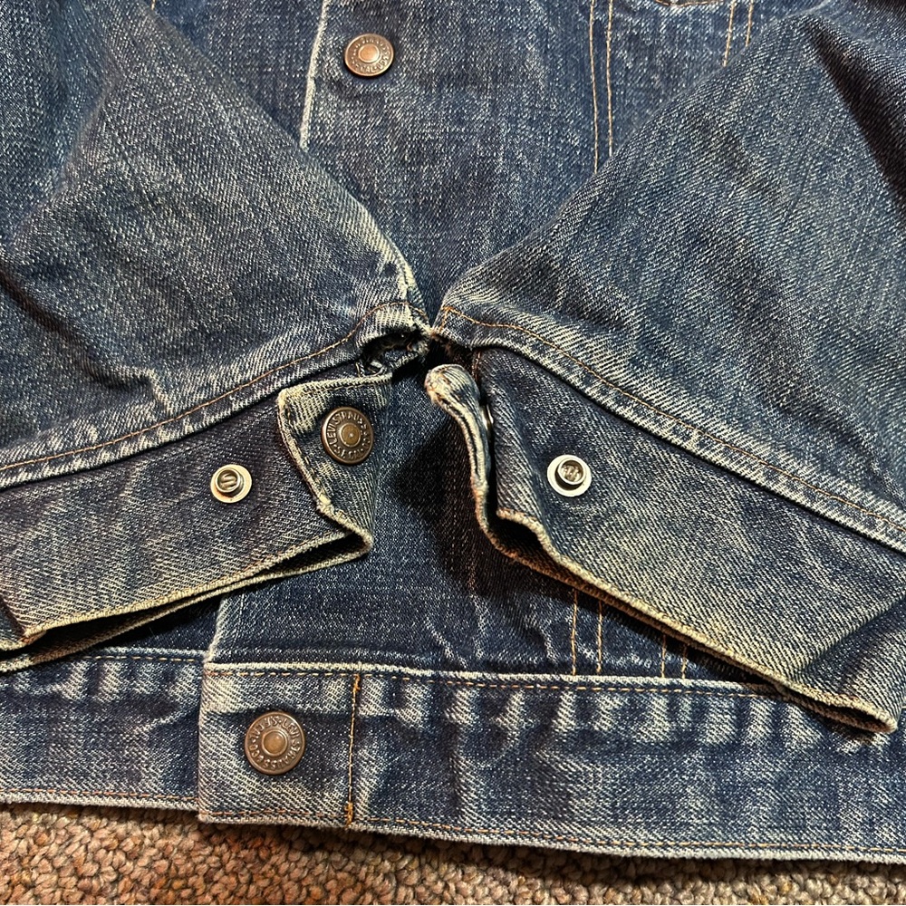 Vintage Orange Tag Levi’s Jacket Size 22 - Picture 5 of 9